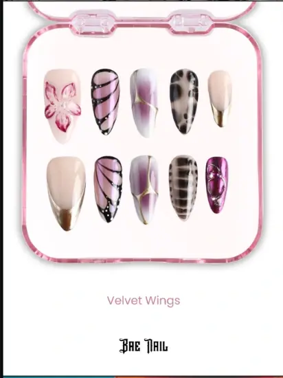 Velvet Wings nail collection