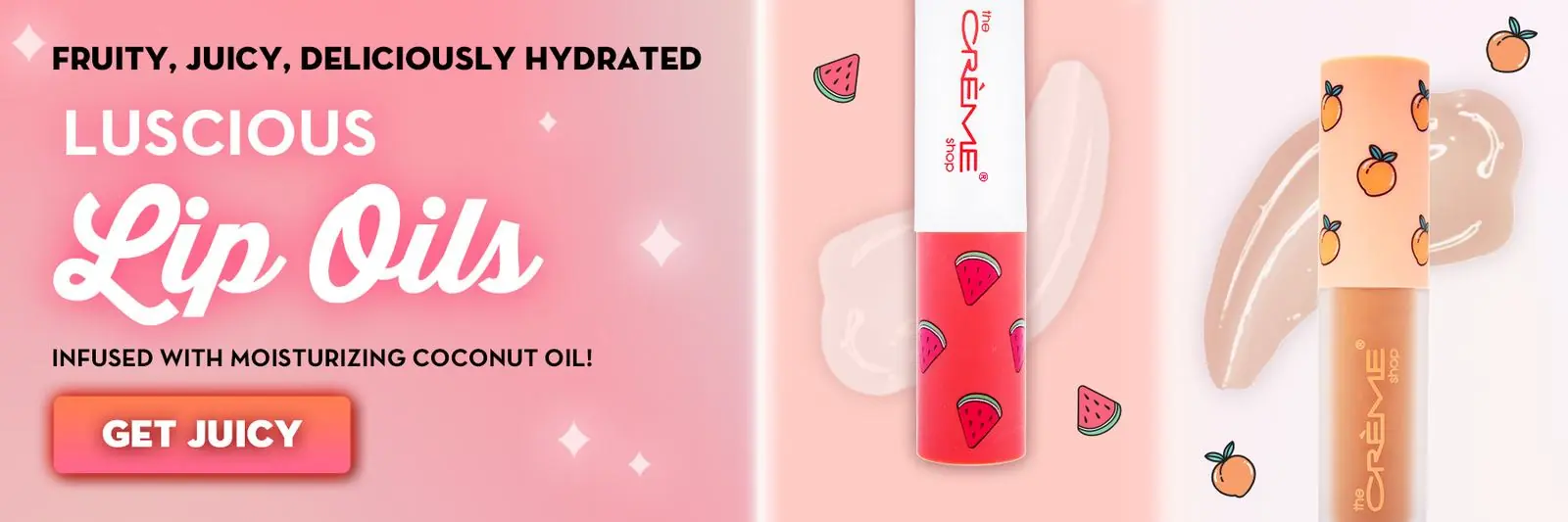 Luscious Lip Oils web banner