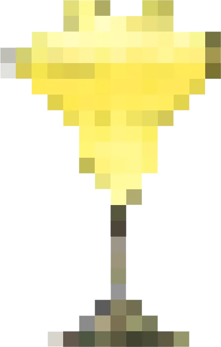 Seasonal cocktail pixel illustration